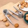 Portable Nut Cracker Silver Metal Walnut Clip Nut Cracker Opener Walnut Plier Nut Shelling Tools Kitchen Gadgets Accessories