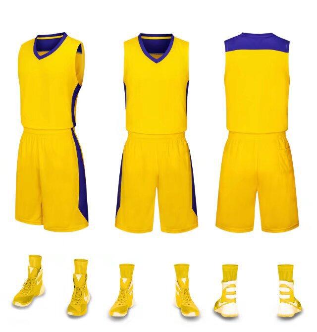 Wholesale basketball jersey set Customized children's jersey Training vest Student basketball sports game jersey Breathable