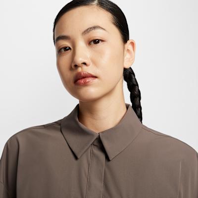 Nike Dri Fit Shirt Women's Ore Gray/Baroque Brown