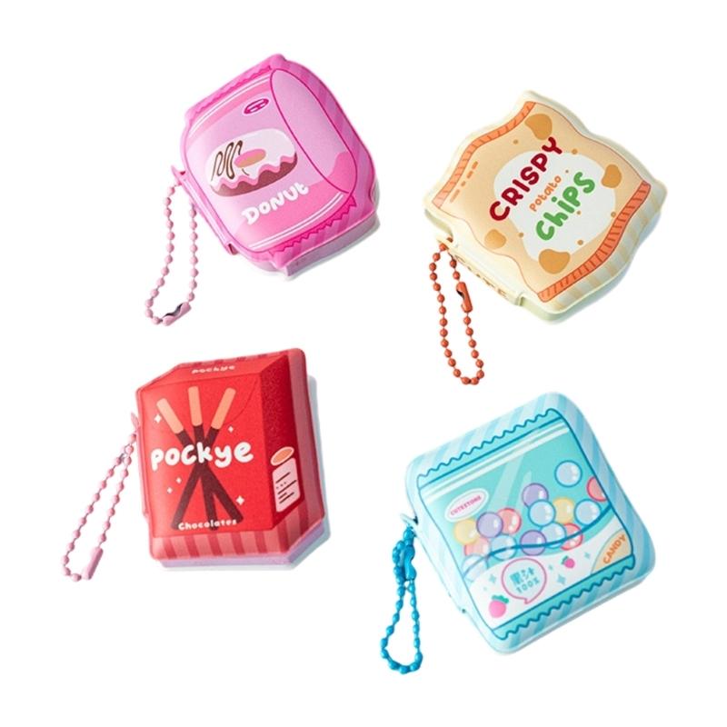

4PCS Cartoon Sticky Notes Features Soft Touches Portable Chain Attaches Note Pad for Convenient School Office Use