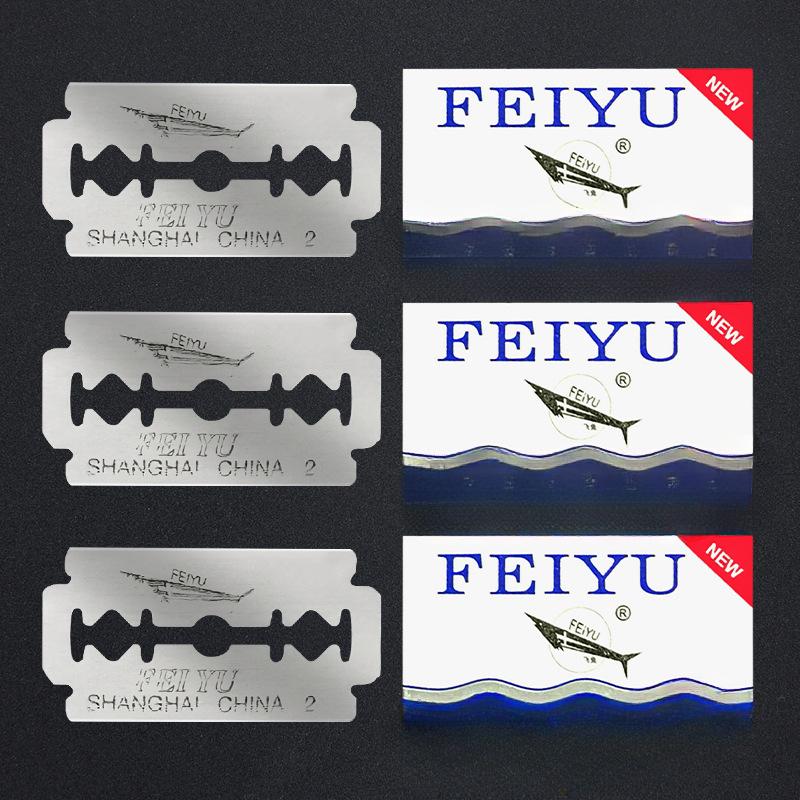 Razor Flying Fish Blade Double-sided Blade Classic Old Manual Razor Blade Flying Fish Razor Eyebrow Razor Blade
