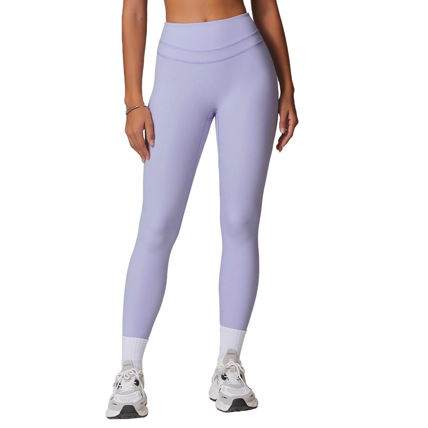 

Shaved Tight Fitting High Waisted Yoga Pants, Waist Cinching And Hip Lifting Fitness Pants, Outdoor Running And Wearing Sports Pants For Women XL