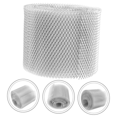 1-Volume Stainless Steel Roof Gutter Filter with Mesh Guard Cover and Leaf Protection Net for Home Use, Easy Installation