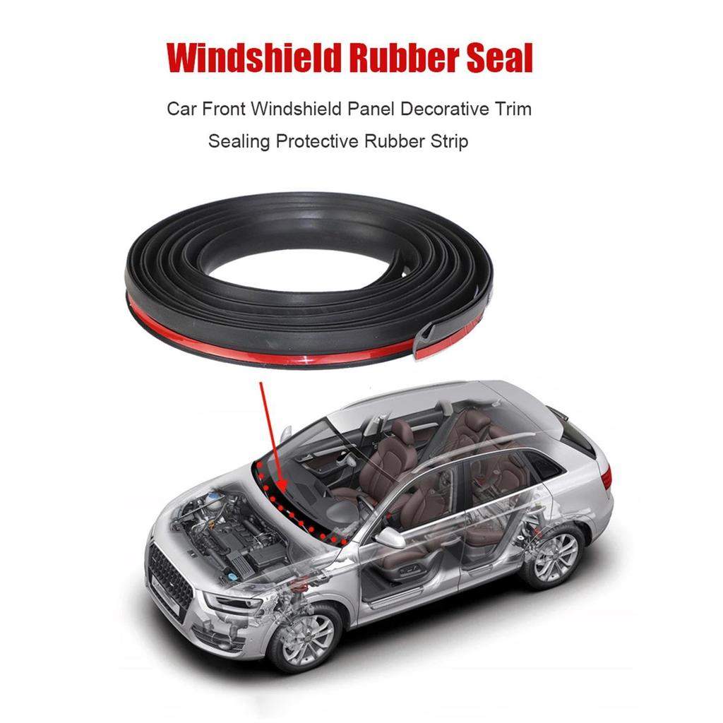Car Seal Strip for Windshield Rubber Seals | Car H Shape Windshield Seal Strip,
