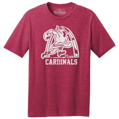 St. Louis Cardinals 1960 Football TRI-BLEND, Short Sleeve Tee Shirt