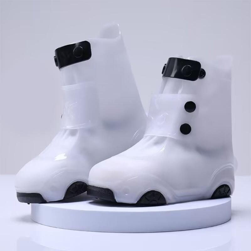 Children Rain Shoe Cover Waterproof Rainproof PVC Galoshes Anti Slip Rain Boot Covers For Toddler Kid Outdoor Activity