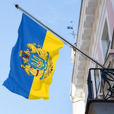 Ukrainische Flagge, 3 Fuß x 5 Fuß, 150 x 90 cm, leuchtend blaue und gelbe Nationalflaggen der Ukraine