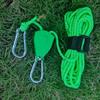 4mm*2m Tightener Fastening Pulley Ratchet Hangers Multicolors Awning Wind Rope Hook  Outdoor Tool