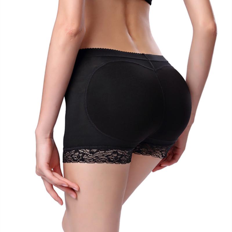 Lace Mesh Buttocks and Abdomen Shaping Panties with Inserts for Women