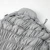 Whole Earth Sleeping Bag Mummy Type Acrobatic Sleeping Bag 5 WE2LDE07 GRY Camping Winter -5℃ (Gray/FF)