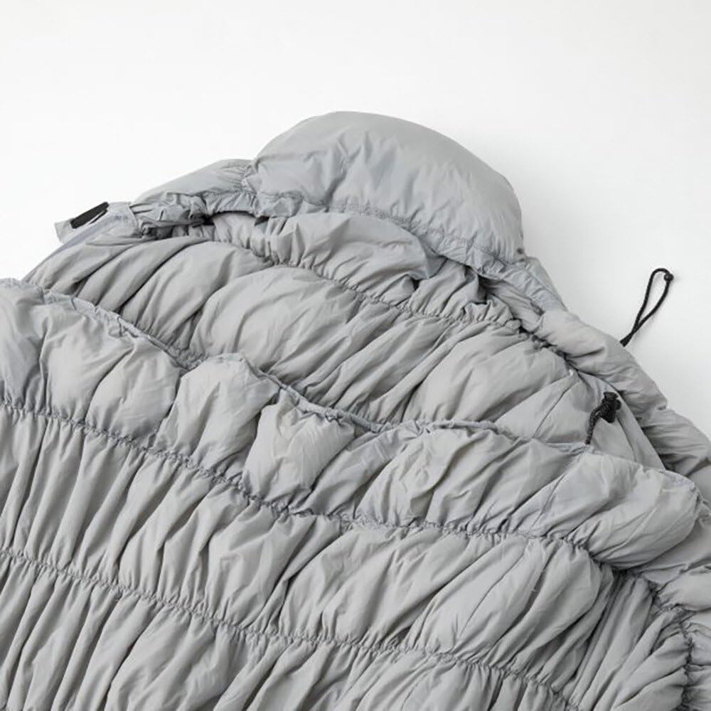 Whole Earth Sleeping Bag Mummy Type Acrobatic Sleeping Bag 5 WE2LDE07 GRY Camping Winter -5℃ (Gray/FF)