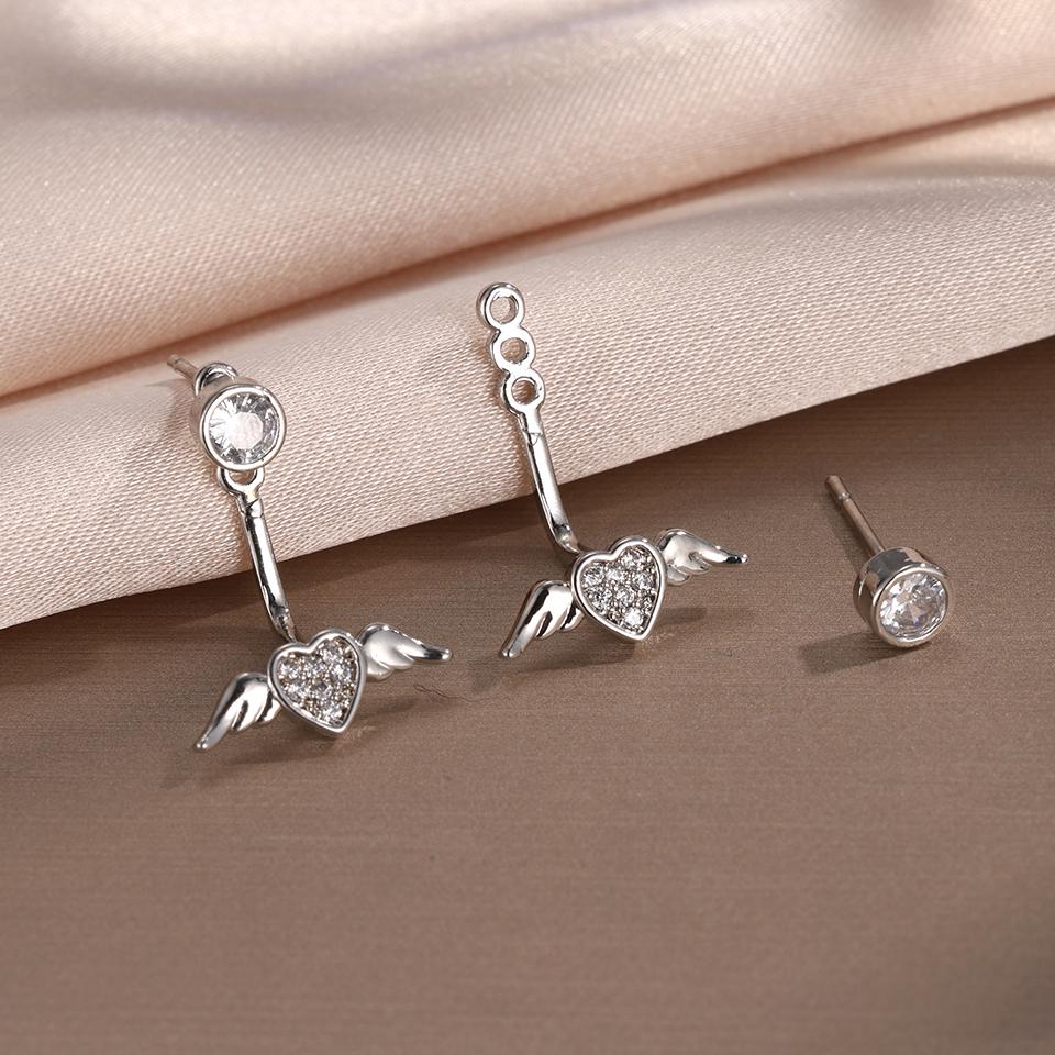 

ZAKOL Микро-Инкрустированные Цирконом Серьги-Подвески в Виде Бабочки для Женщин Девушек Корейская Мода Блестящий Кристалл Вечеринка Циркон Подарок