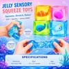 Stress Cube Fidget Toys 4 Pack Sensory Squishy Stress Relief Toys For Adults And,Soft Squeeze Anxiety Relief Fidget Toys For Ad