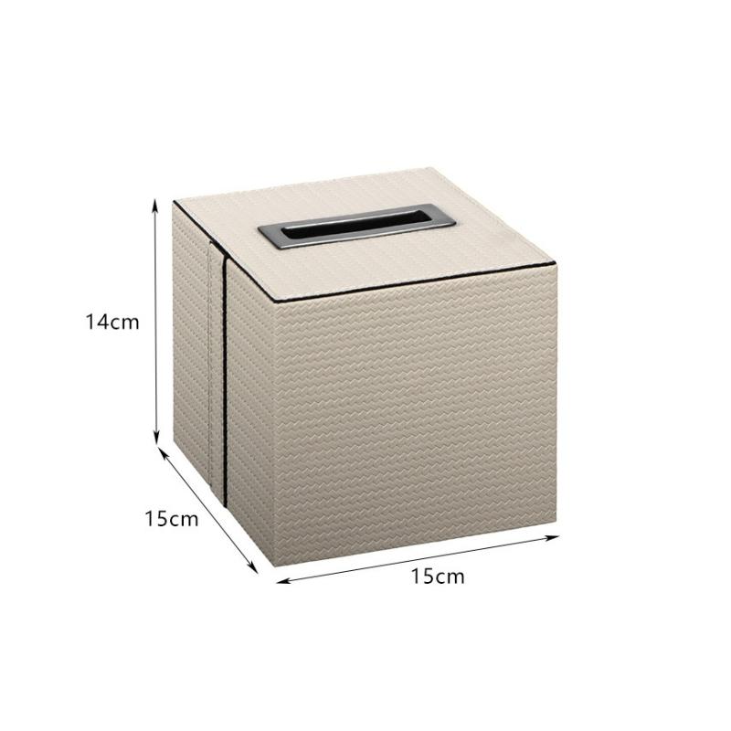 

Leather Tissue Box Modern Luxury Napkin Boxes Coffee Tables Organizers Napkin Holder Living Room Storage Furniture Accessories