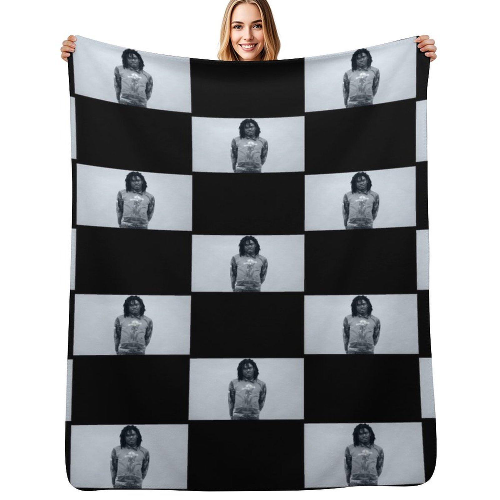 LUCKI rapper Throw Blanket All Weather Soft Throw Blanket for Sofa Size: 75*100cm, Weight: 230 GSM