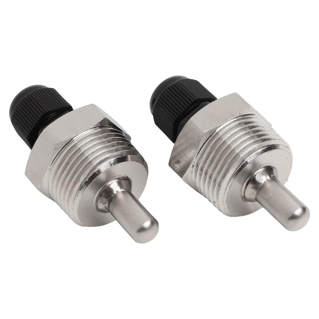 2 Peças Poços Termométricos Aço Inoxidável Luvas de Imersão Rosca de 3/4 de Polegada 30/50/100/150mm Sensor de Temperatura Termômetro Poço Termométrico
