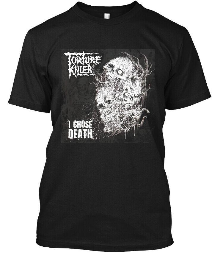 

New POPULAR Torture Killer I Chose Death Finnish Music Graphic T-Shirt S-5XL Unisex T-Shirt S