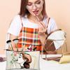 10 Stück Beige Blanko DIY Basteltaschen, Canvas Federmäppchen Blanko Make-up Taschen – Canvas Stiftemäppchen, Canvas Kosmetiktasche, Mehrzweck Reise-Kulturtasche