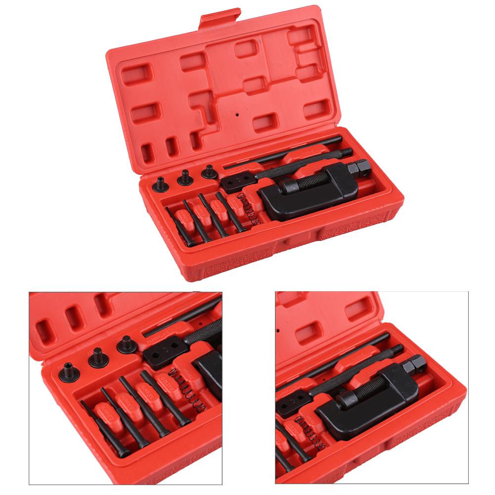 Chain Breaker Riveter Bike / Motorcycle / Cam Drive Chain Breaker Rivet Cutter Tool Kit Chainbreaker Rivet Cutter Tool