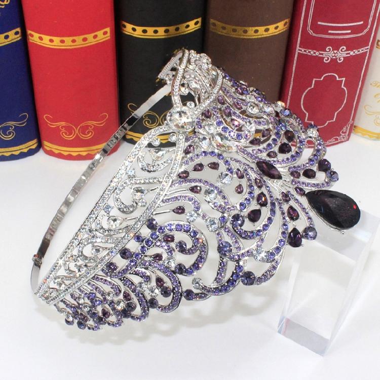 Beautifully Crafted Crown Photography Props Crown Durability Alloys Crown for Beauty Queens and Special Occasion