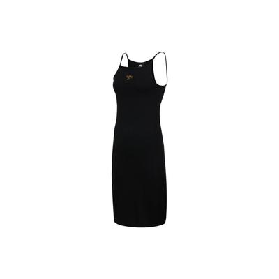 Sportbekleidung Damen Lässiges einfarbiges Tankkleid Damenkleider Schwarz CZ9843-010