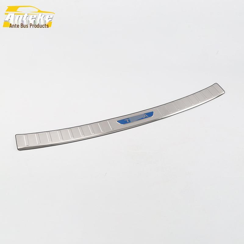 Tuda Rear Guard Plate: Stainless Steel Trunk Protector for 2018 Models