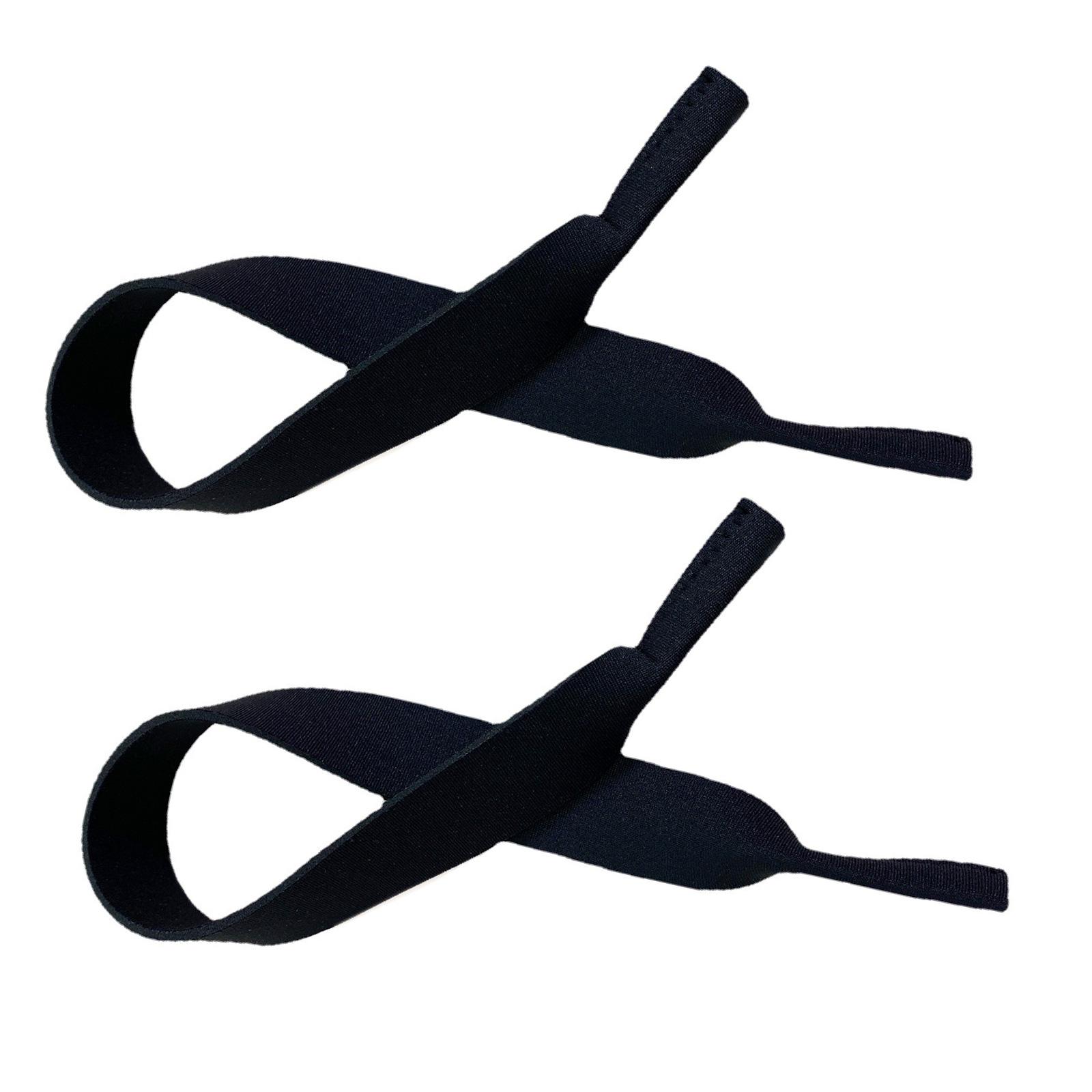 

2 шт. Ремешок для плавательных очков, быстросохнущий ремешок-фиксатор для очков для любителей спорта, сноркелинга, серфинга, противоскользящий ремешок чёрный