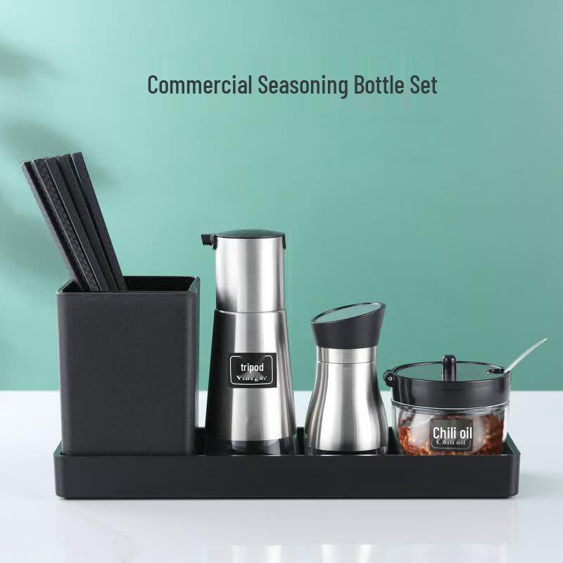 Tabletop Chopstick Holder & Condiment Set