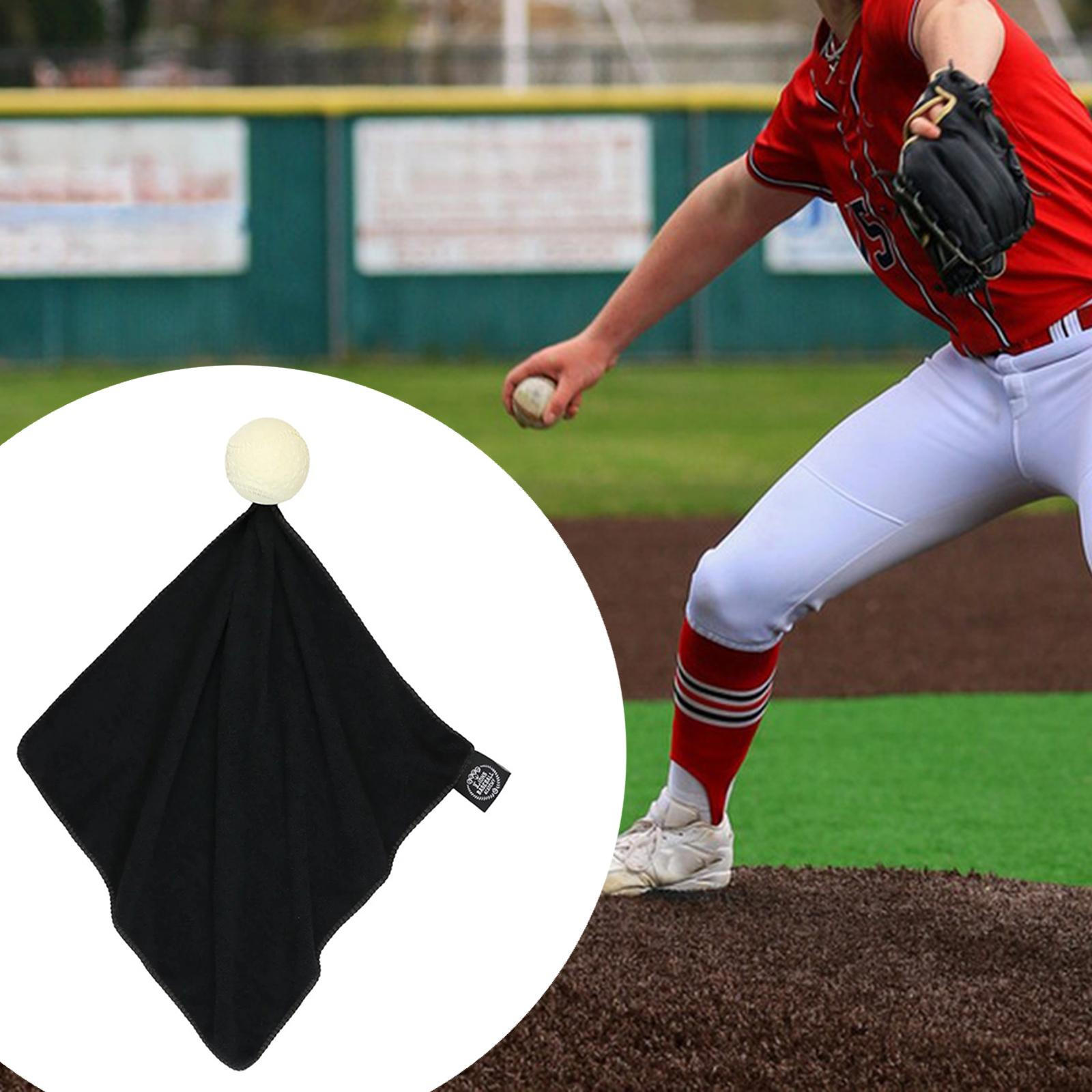

Pitching Towel with Ball Baseball Tool Sports Portable Throwing Train for Coaches Adults