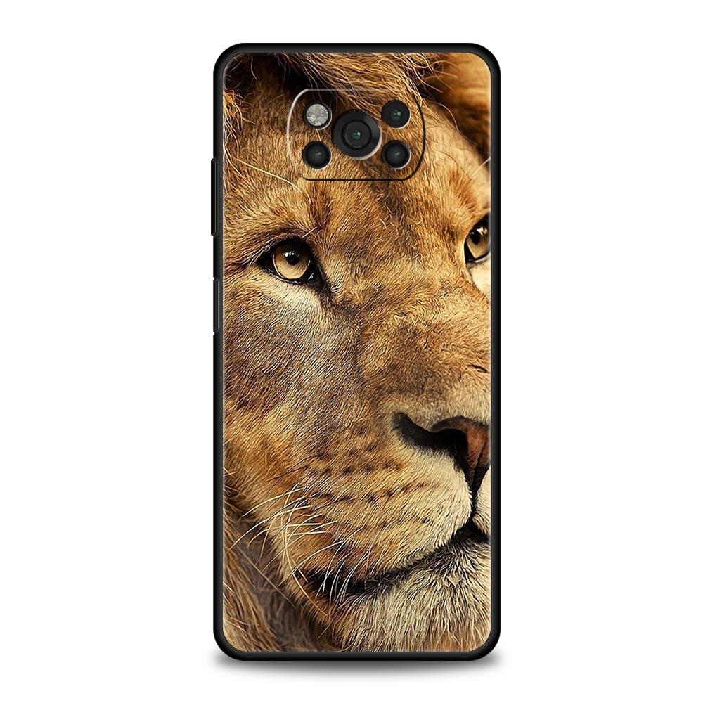 Tiger Lion Leopard Phone Case For Xiaomi Mi Poco X3 NFC M3 F4 F3 M4 X4 Pro 5G Note 10 12 Lite 11 11T 10T 11X 13 12T Pro 9T Cover