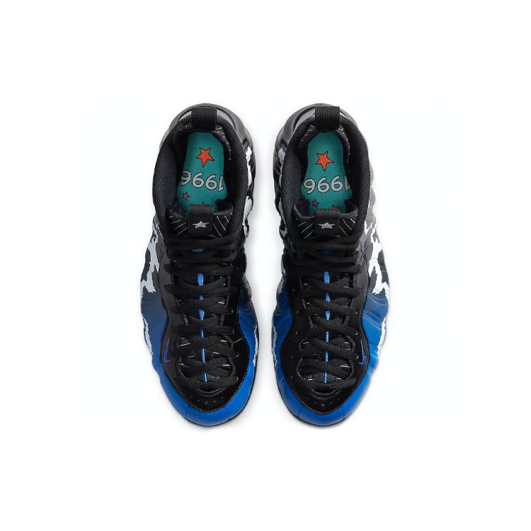 Nike Air Foamposite One '1996 All-Star Game' (Unisex) Black / White / Aurora / Game Royal Basketball Shoes CN0055 001
