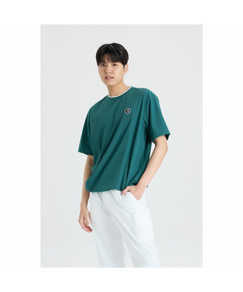 Goldeunbeeo (M) Woven Crewneck Pullover G4Tam26351Grx