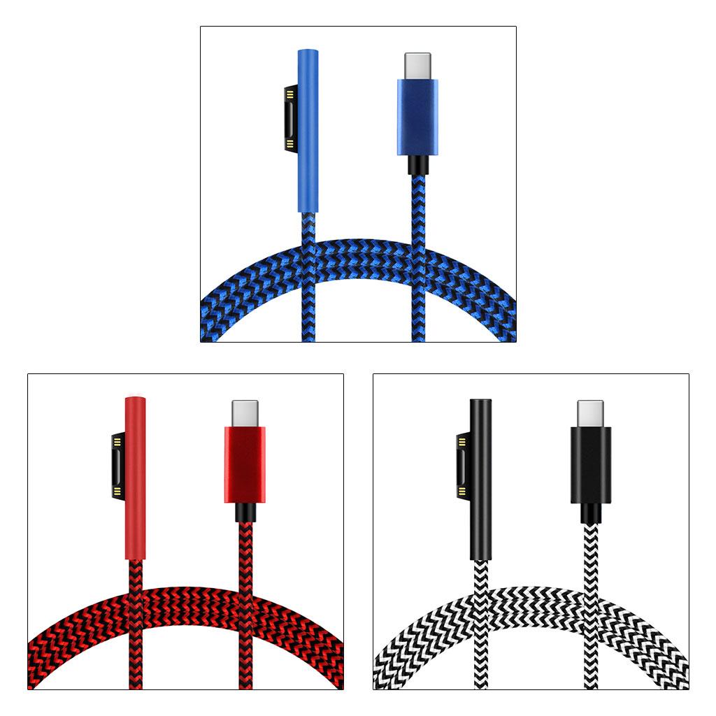 Type C Female To Surface Connect Charging Charger Cable for Microsoft Surface Pro 7/6/5/4/3 with PD Power Supply 15V 3A