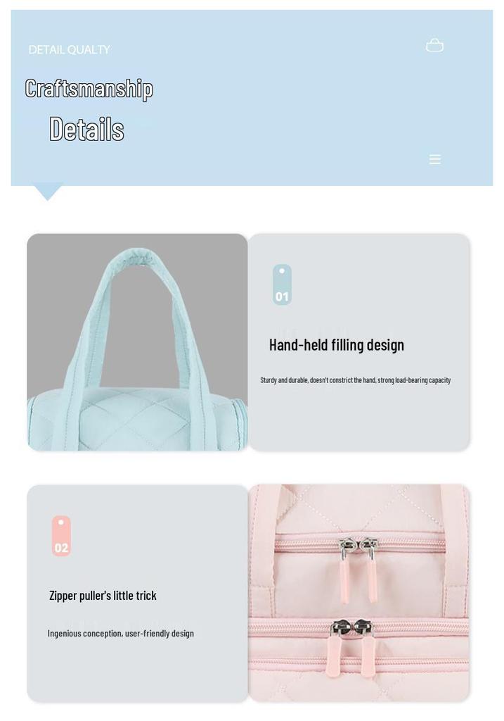 Large Capacity Double-Layer Insulated Picnic Bag with Thickened Aluminum Foil