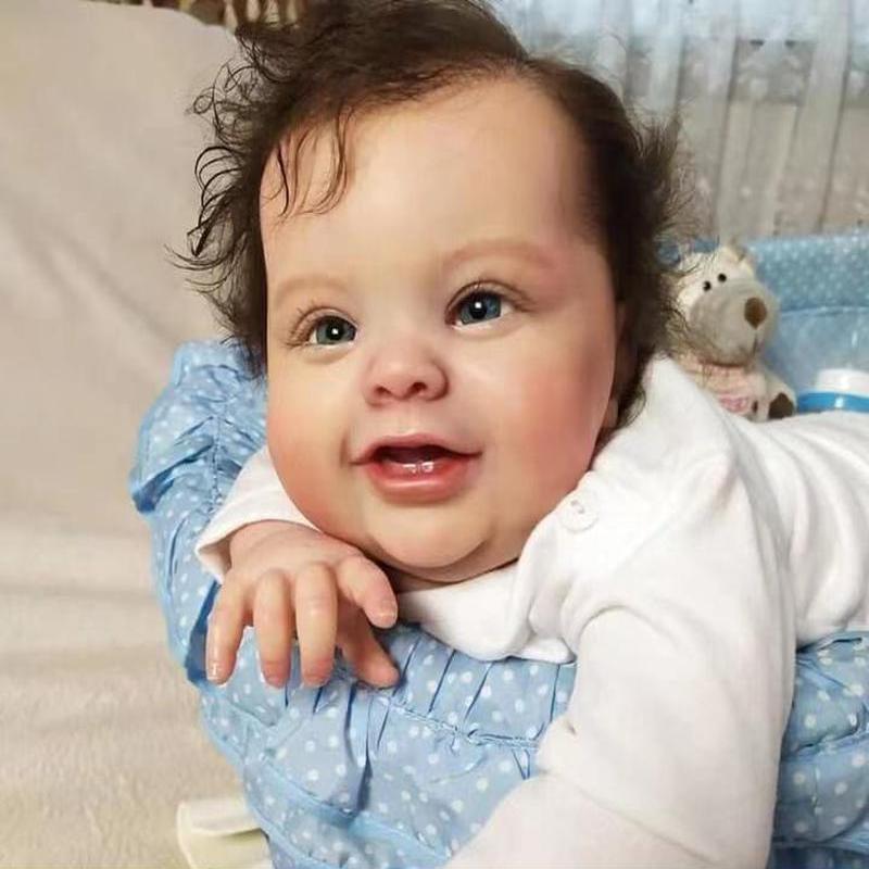 Reborn-Puppe 50 cm Cokela Boy-Silikonpuppe mit Ganzkörper