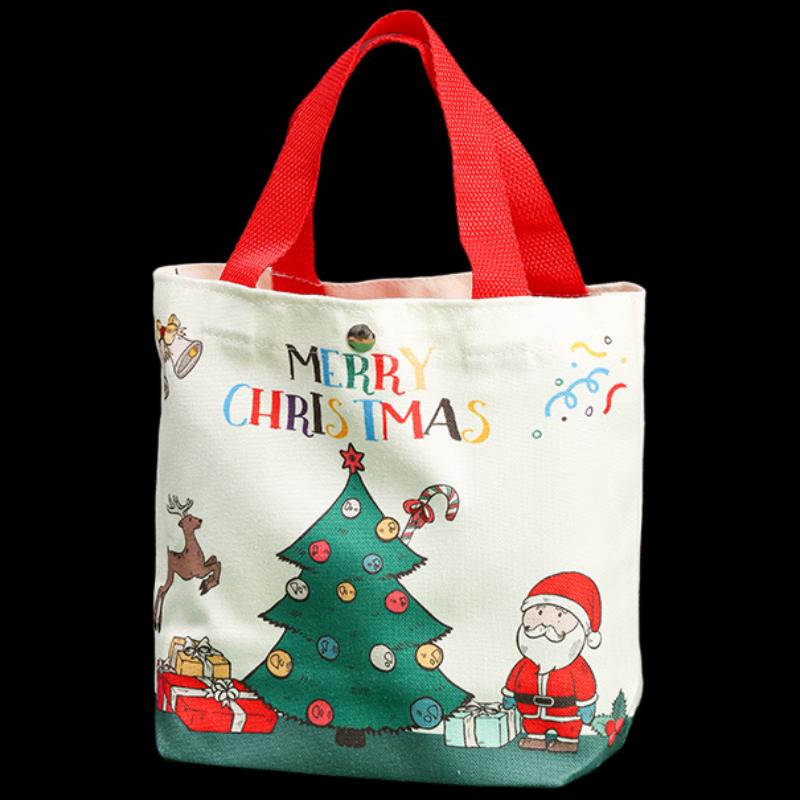 Christmas Eve Canvas Gift Bag