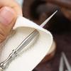 1PC Retro Style Portable Sewing Cone | Hand Punching Cone, Leather Tool Drilling Needle, DIY Mending Tools, Sewing Repair Tools