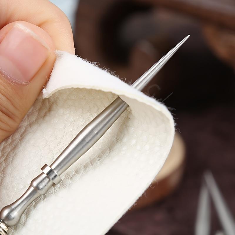 1PC Retro Style Portable Sewing Cone | Hand Punching Cone, Leather Tool Drilling Needle, DIY Mending Tools, Sewing Repair Tools