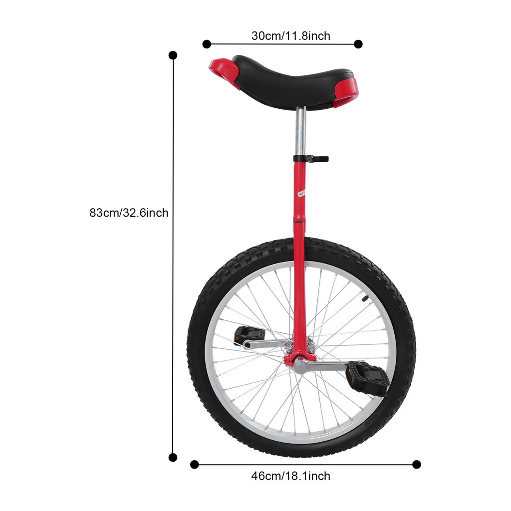 20 Inch Wheel Outdoor Unicycle Stable Unicycle Space-Saving Outdoor Unicycle For Men And Women