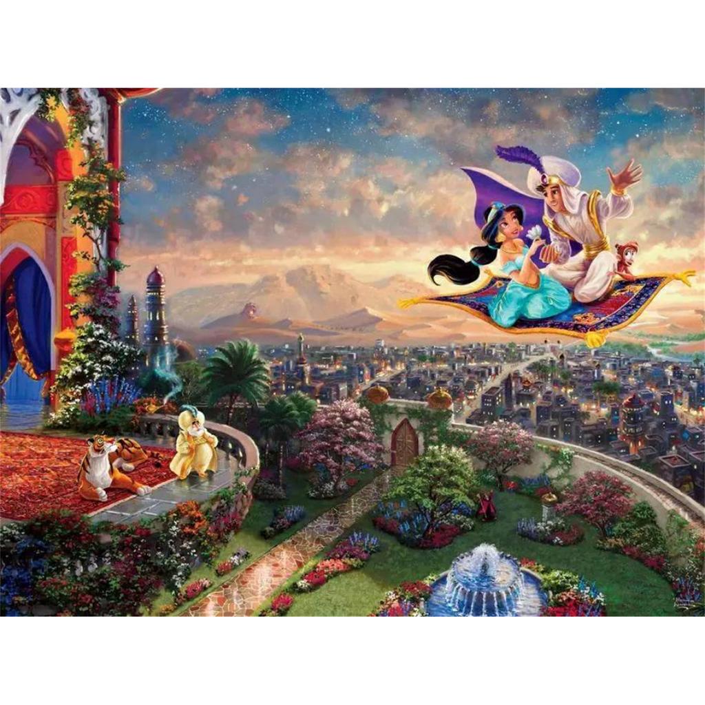 Aschenputtel Disney Prinzessin Quadratmuster Puzzle Gedruckt Mosaik Diamantmalerei Stich Kunst 5d Neu 2024 Große Größe Kinder Geschenk