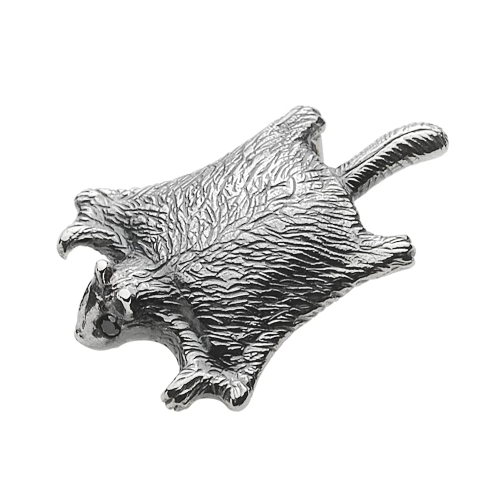 

Flying cushion flying squirrel pendant zirconia silver silver p0745 [Cenote] [925 accessories]