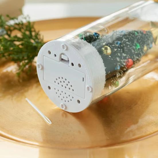 Christmas Tree Message in A Bottle Recordable Voice Christmas Tree Ornament