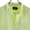 Stussy Made In Japan Short Sleeve Button Down Shirt M Green System Men's Used