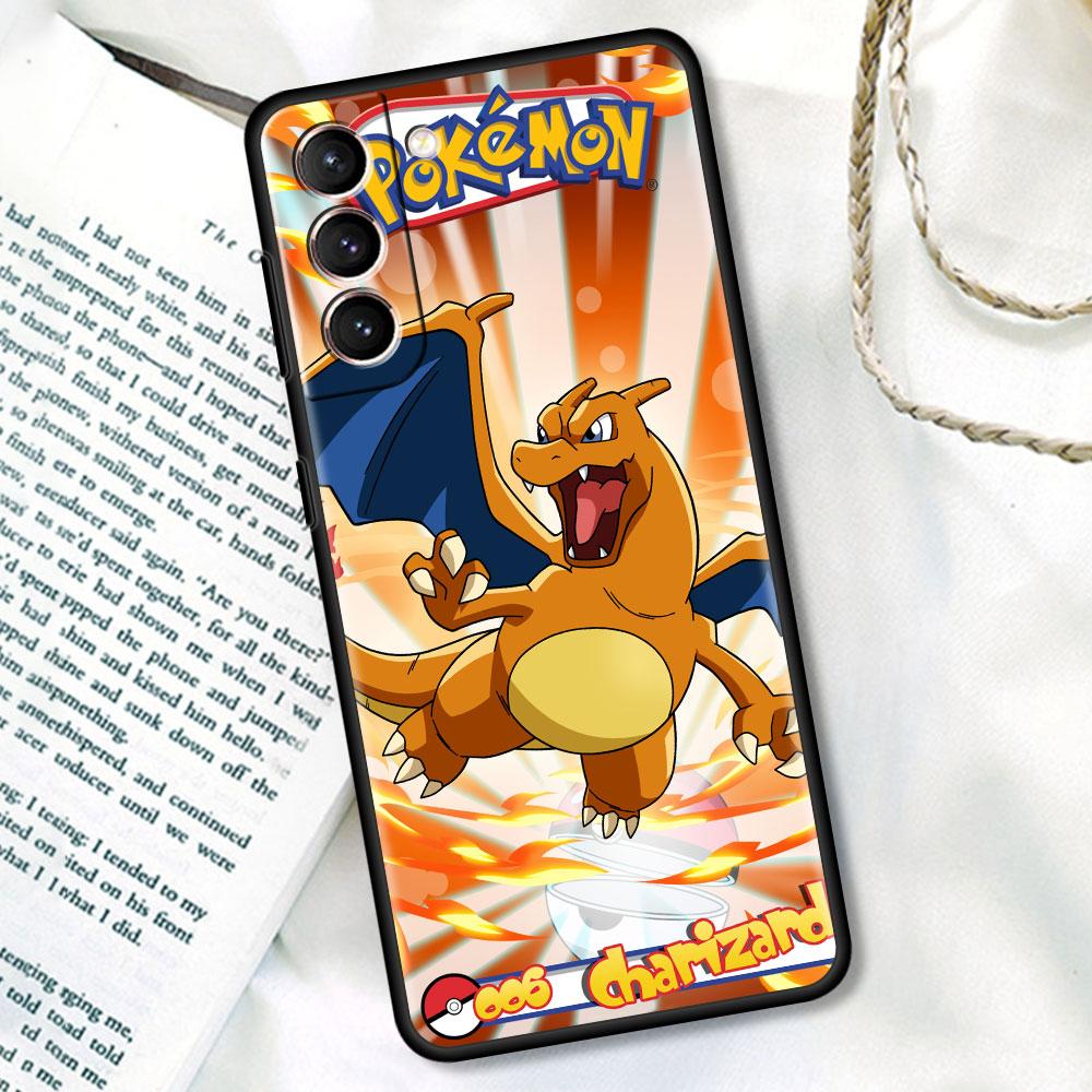 Silicone Case For Samsung Galaxy S20 FE S21 Plus S22 Ultra S10 S10e S24 S23 5G TPU Soft Phone Cover Pokemon Monster Capa