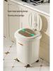 Wheeled Large Capacity Trash Bin for Kitchen, Bathroom, Office