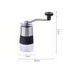 Mini Hand Shake Manual Grinding Convenient 304 Stainless Steel Ceramic Core Coffee Bean Grinder Visual Coffee Machine Portable