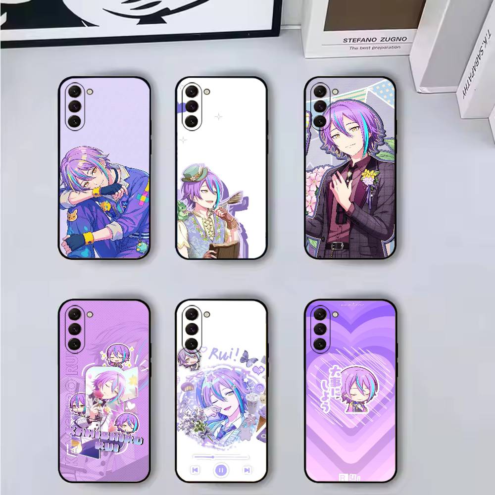 Rui Kamishiro Game Project Sekai Phone Case For Samsung Galaxy A73,A72,A71,A70,A53,A52,A51,Others Soft Black Cover
