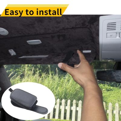 Universal Car Sun Visor Sunglasses Holder Plastic Clip for Eyeglasses Multi-Functional Storage Organizer for Card And Bill Storage