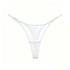 Plate-size Ladies' Summer Romantic and Sexy Mesh Thin Belt High-slit Mid-waist T-shaped Underwear