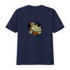 T-shirt double face vintage Hanna Barbera Muttley Cane Wacky Races per uomo Taglia USA S vintage Lavata streetwear uomo Leggermente